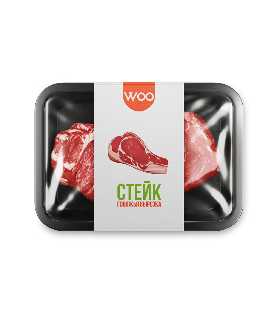мокап упаковка мяса, стейк мясо, стейк в упаковке мокап, стейк стриплойн скин, стейк стриплойн
