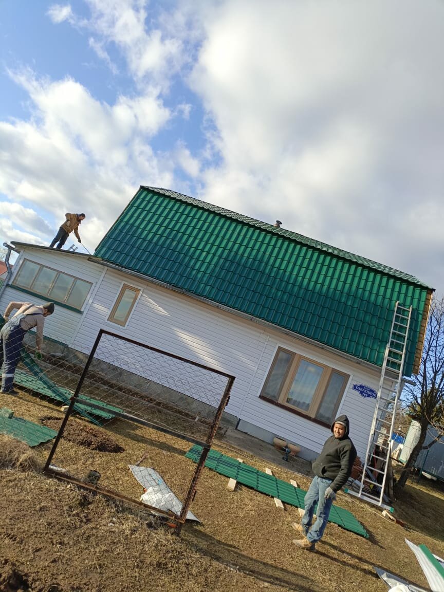 Ремонт крыши дачного дома