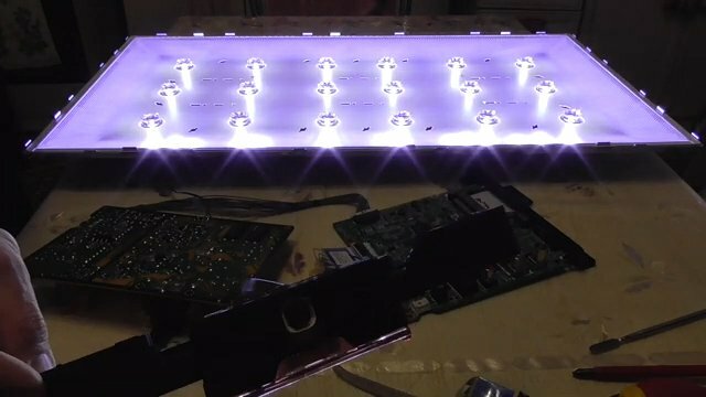 Замена подсветки телевизора LG