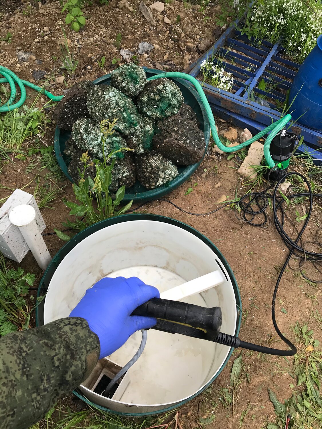 ил из септика, взрыв септика, септик коловеси 8, септик евролос био 3, станция биологической очистки коловеси