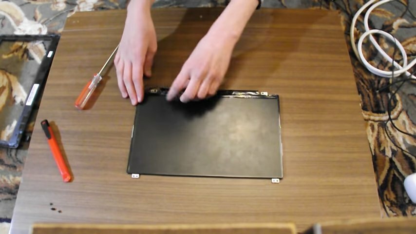 починка планшета, техника, своими руками, планшет xp pen пленка, how to repair red screen on a laptop
