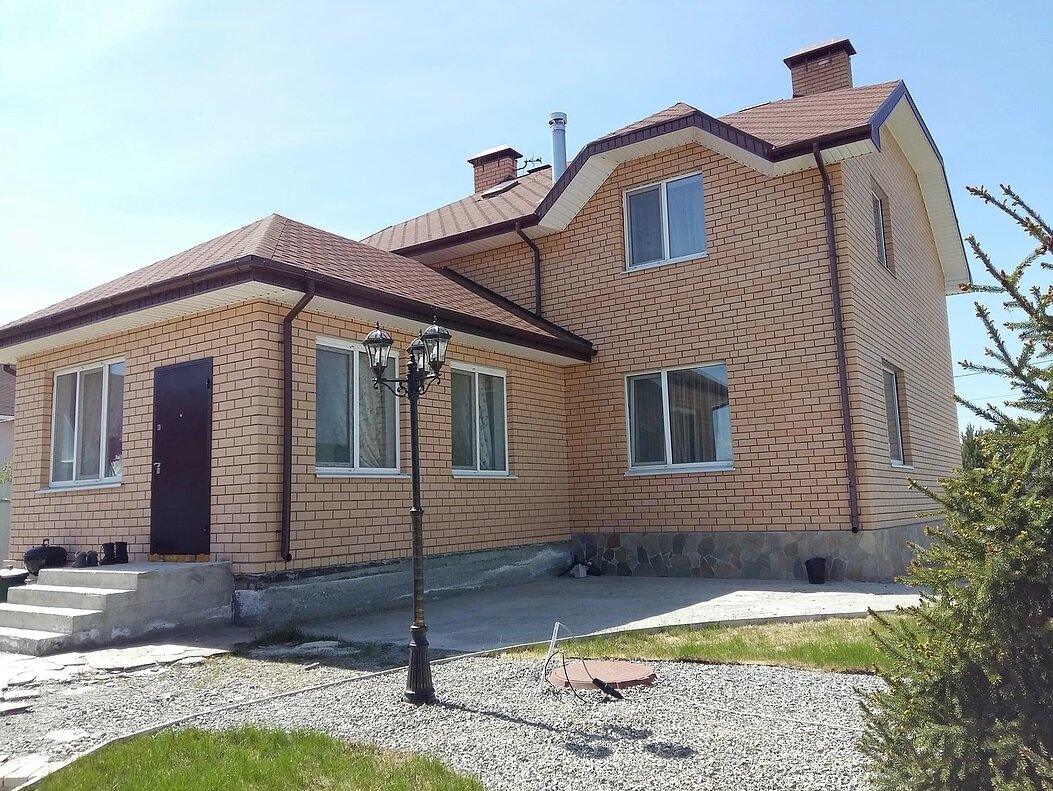 коттедж, дом в хомутово кирпич, загородный дом, белгородская область дом в таврово замок, дом