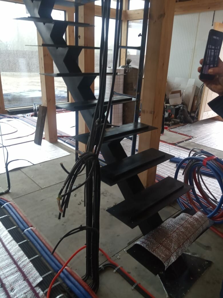 лестница металлическая, лестница металлический каркас, металлокаркас лестницы, каркас лестницы, лестница