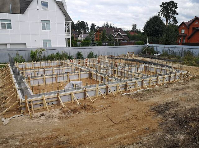 Устройство бетонного фундамента