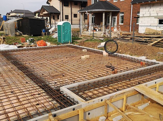 Устройство бетонного фундамента