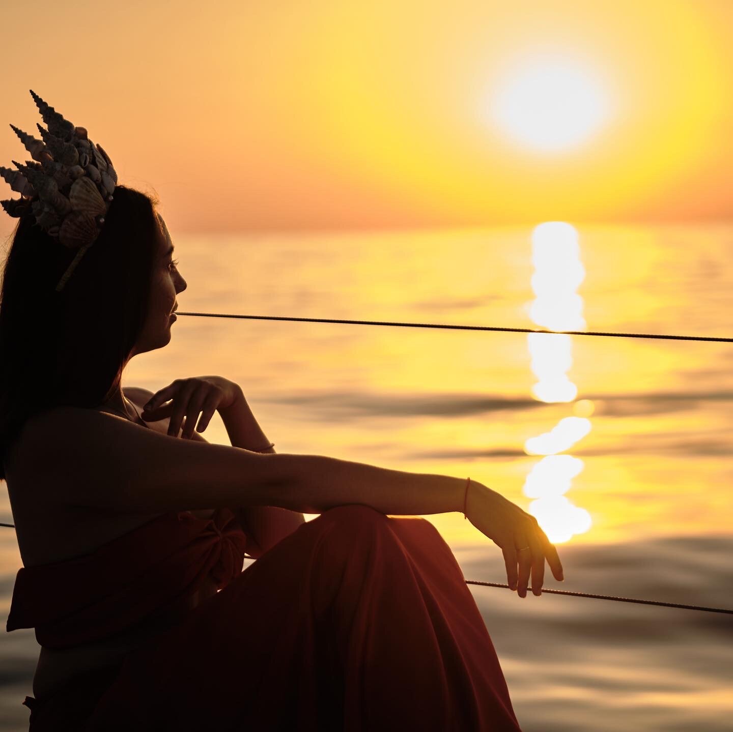 девушки, женщина, силуэты парня и девушки на фоне моря, люди, sunset