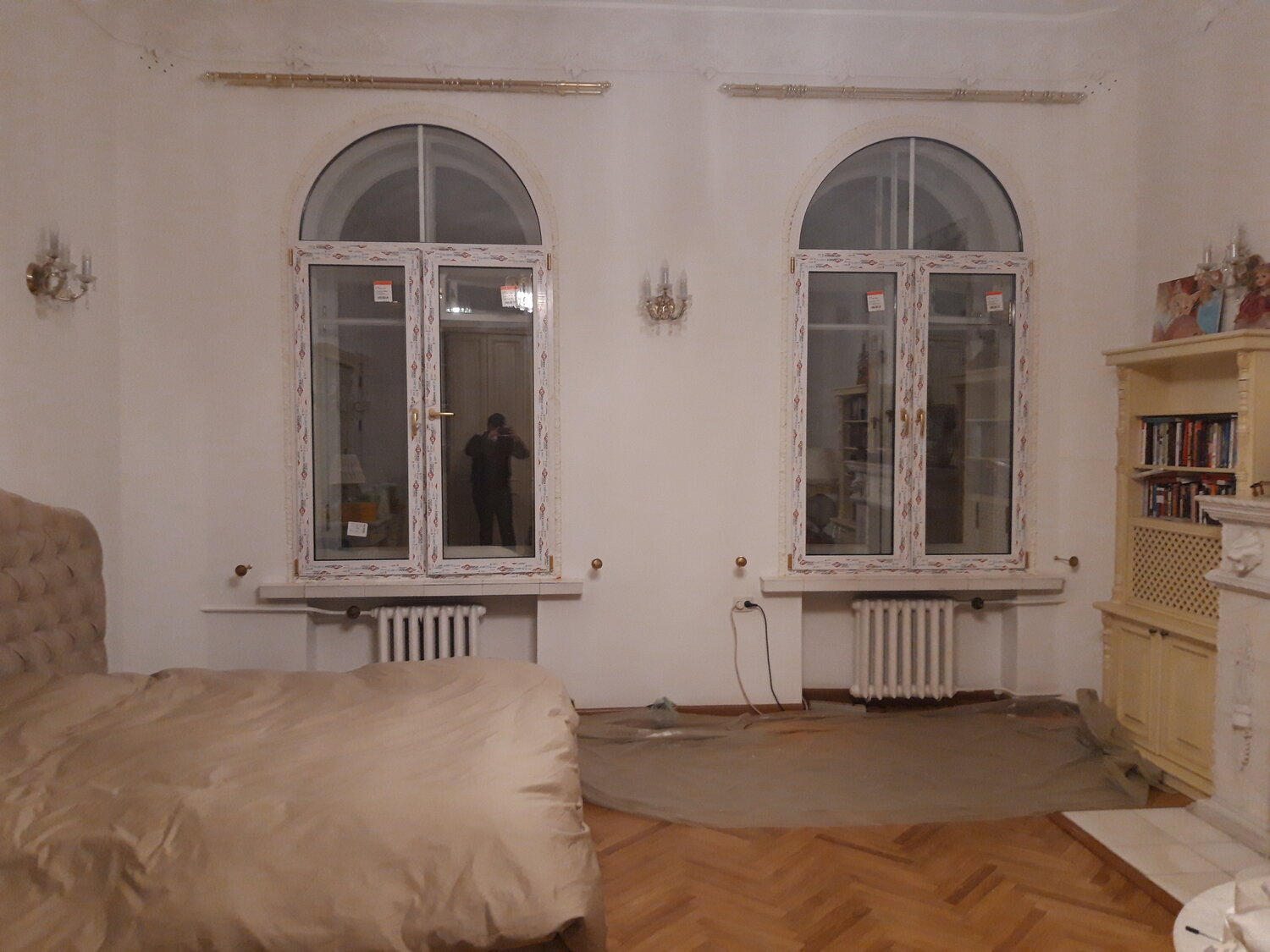 квартира, комната, окна, интерьер, жилья