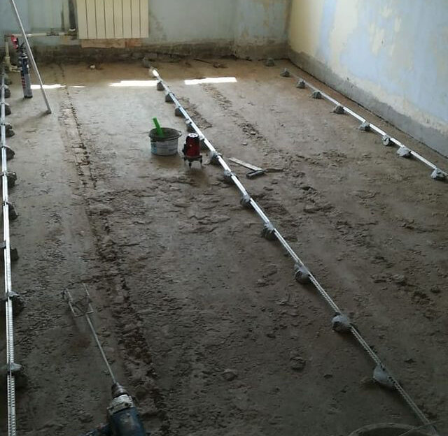 Устройство пола в гараже