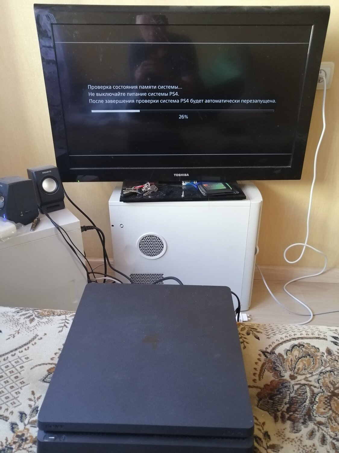 проверка системы ps4, ps4 slim lan, ps4 pro юла, бытовая электроника, домашний пк