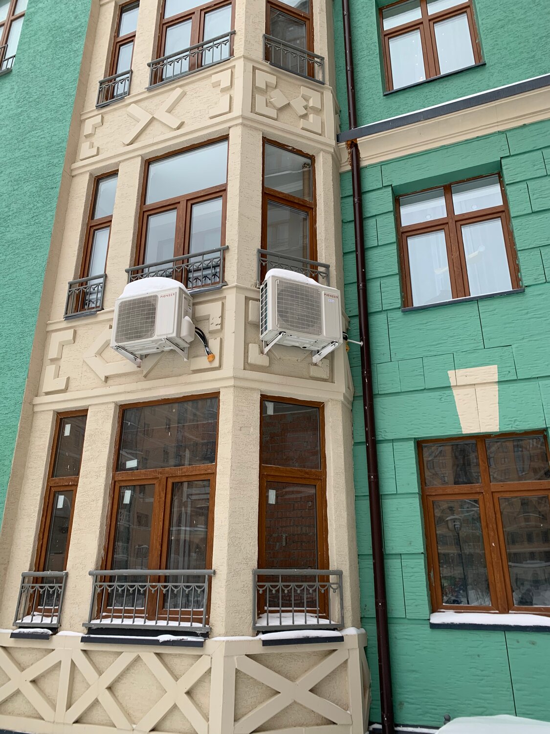 дом купца маркелова, г. москва, гиляровского ул., д.38, доходный дом, окна фасад, узкий дом