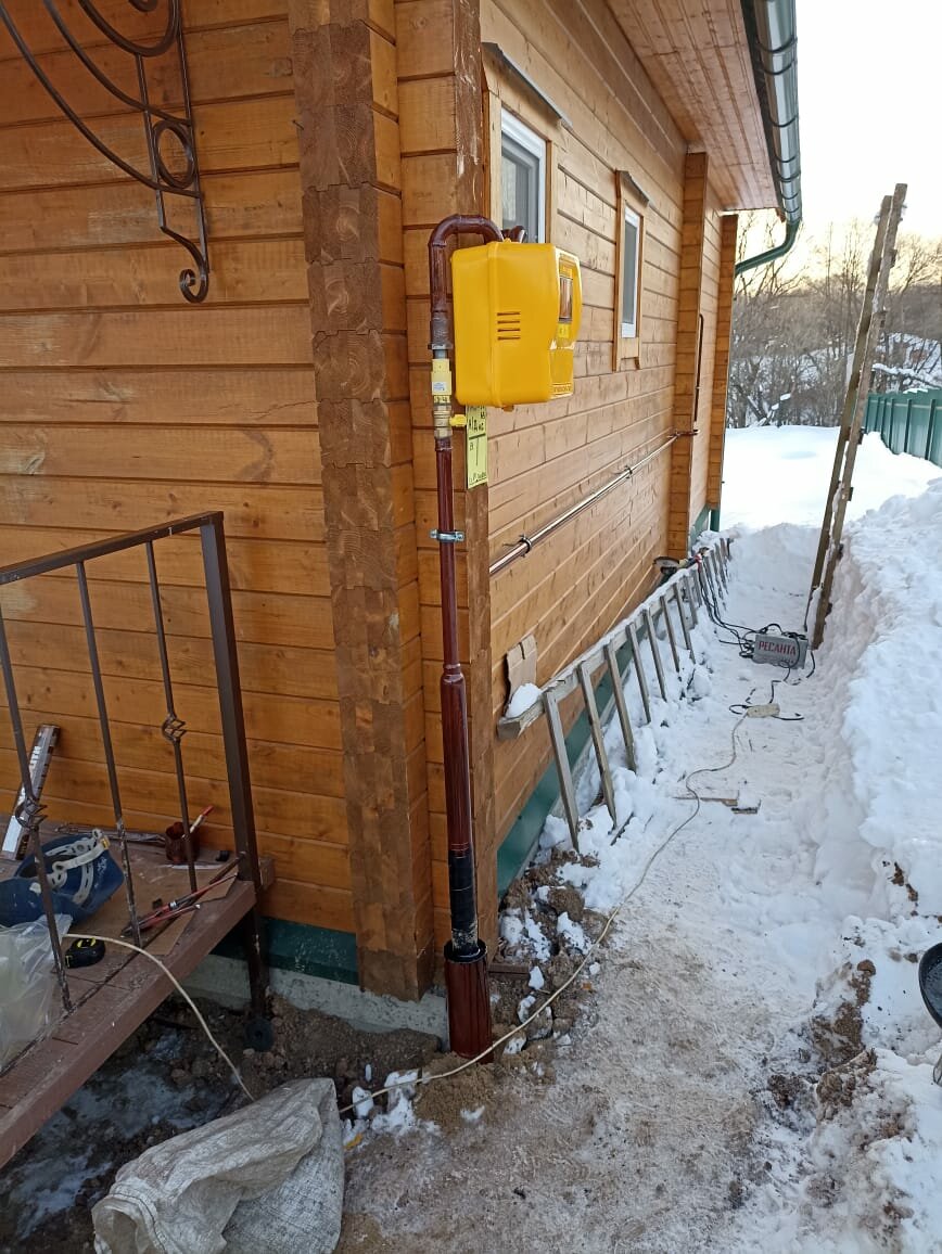 газификация частного дома, газификация дома под ключ, газификация дома, дачный дом, дом на участке