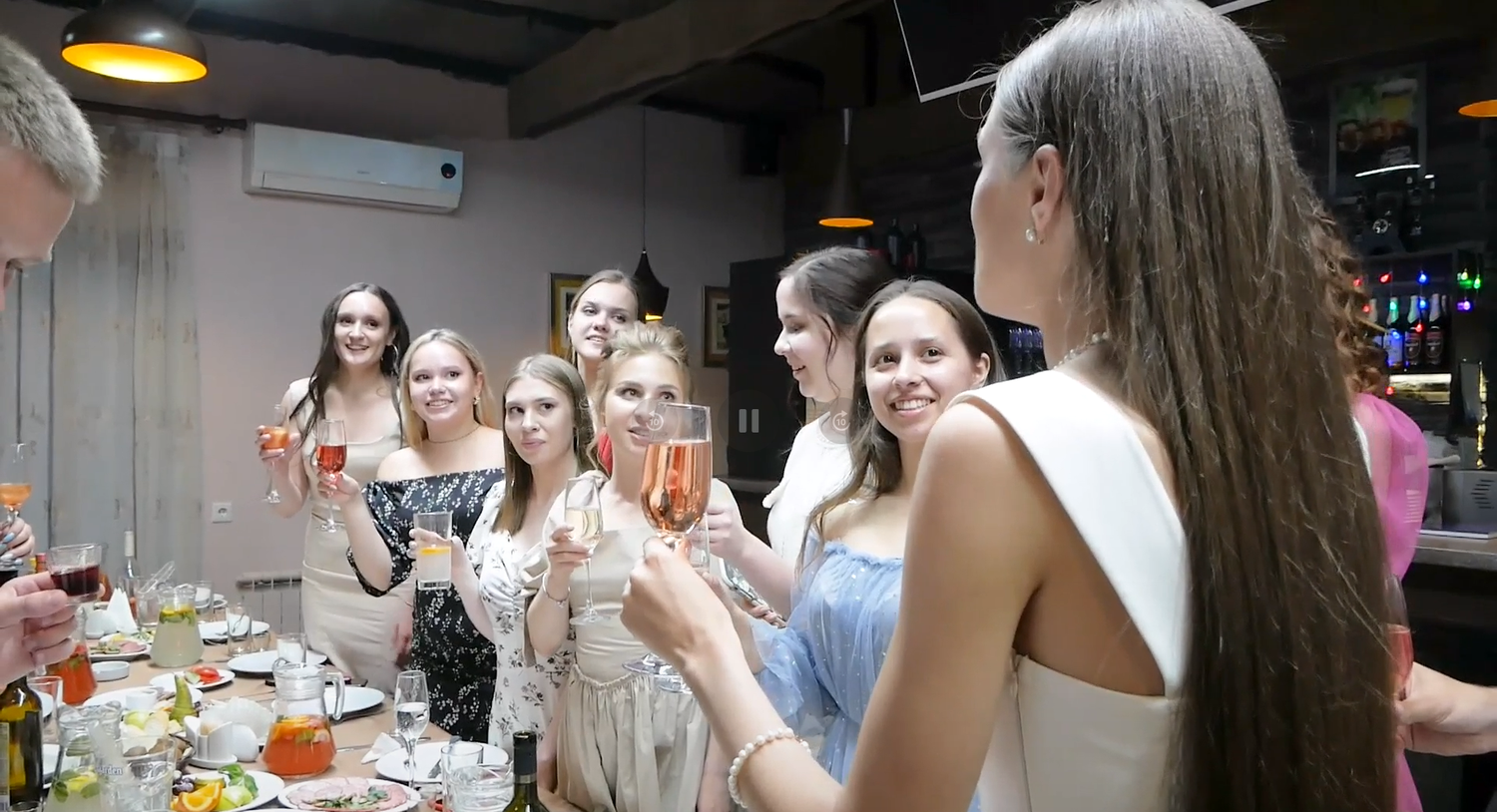 выпускной в ресторане, девушка, на свадьбе, человек, свадебный банкет мечты