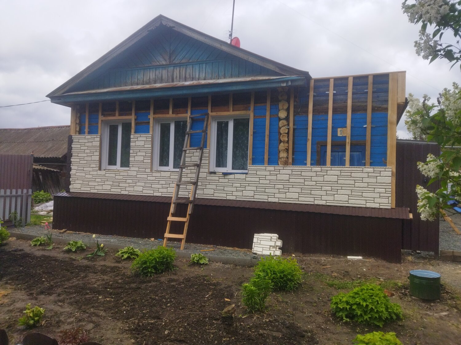 дом в селе, самарская область, г октябрьск, ул м. горького, д 53, дом в логу, дома в деревне, дом
