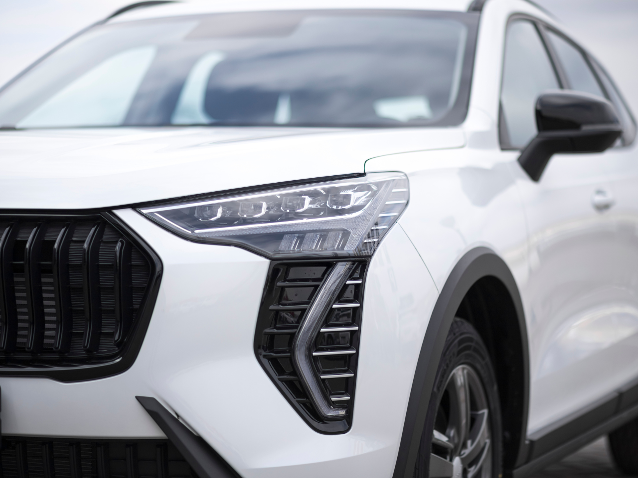 haval jolion 2022 белый, внедорожник haval, haval, машина haval, haval jolyon 2022 4wd