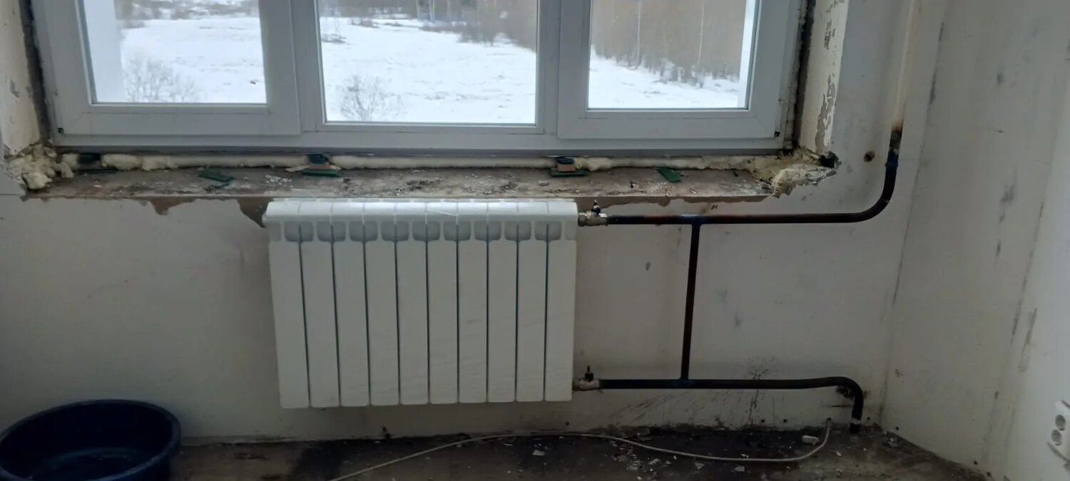 Замена батарей отопления