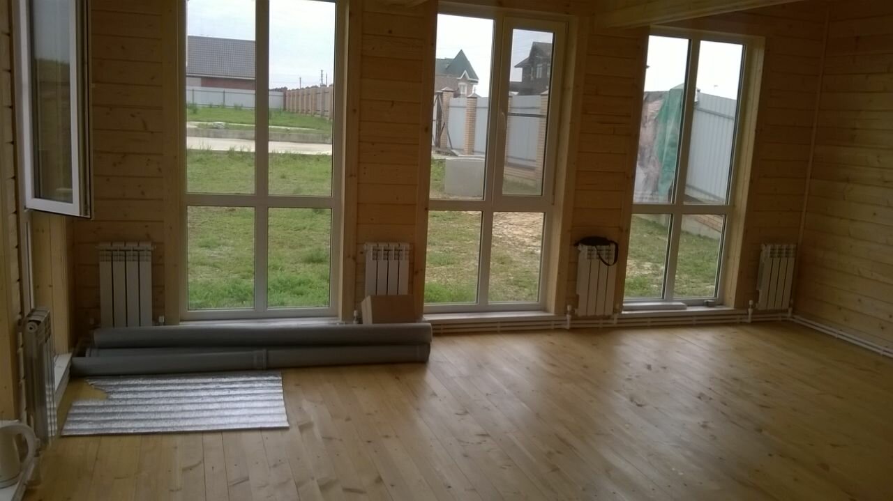 загородный дом, деревянный дом, радиаторы для веранды, коттедж, новый дом
