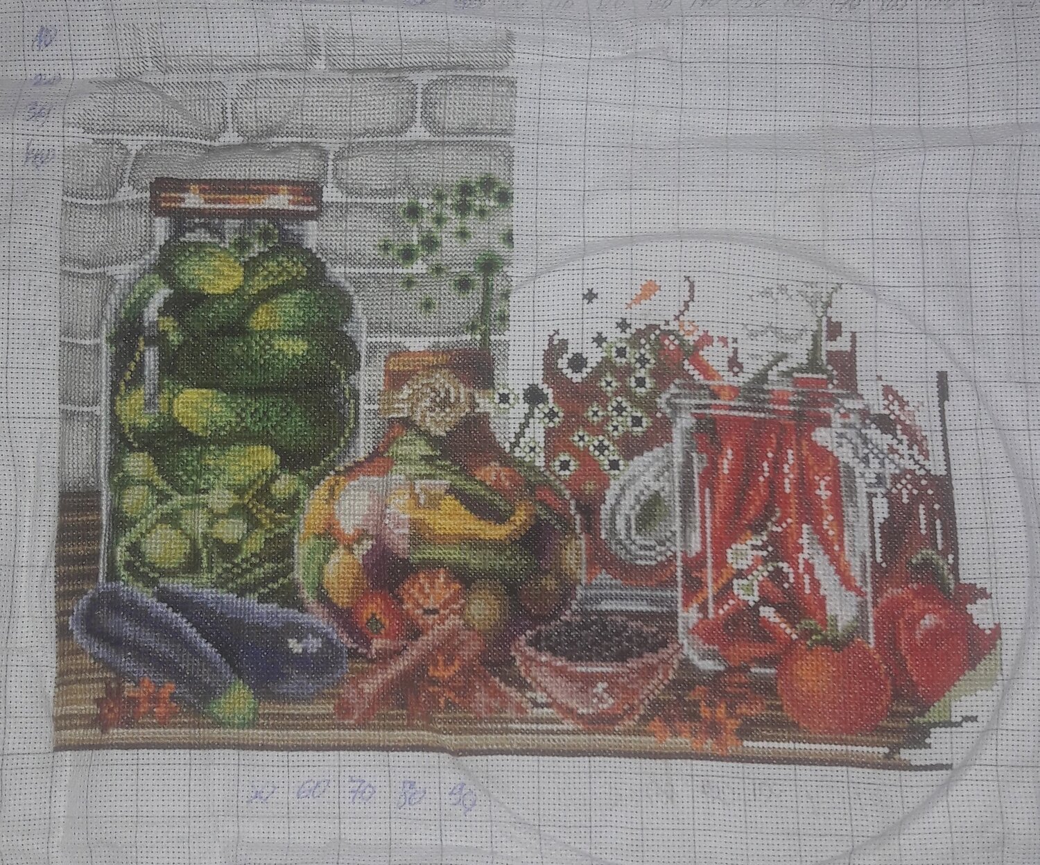 марья искусница 11.002.07 вкус осени, вкус осени марья искусница, набор для вышивания вкус осени марья искусница, марья искусница вкус осени готовая работа, вышивка натюрморт