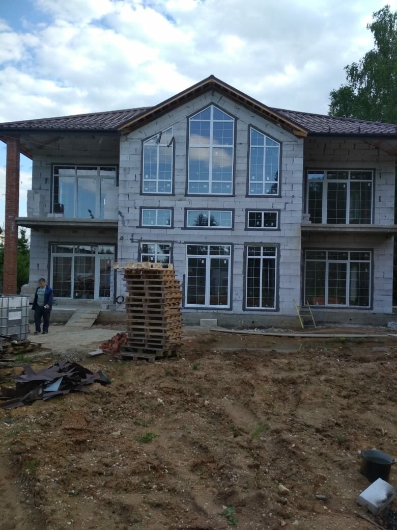 дом, строительство загородного дома, загородный дом, коттедж, здание