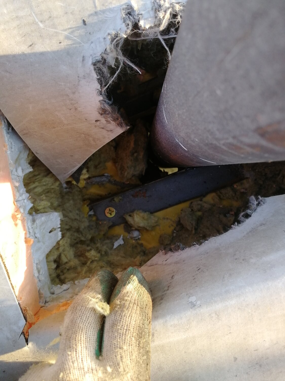 гнила, гидроизоляция, сварка, свищ на трубе отопления, пушсало антикор