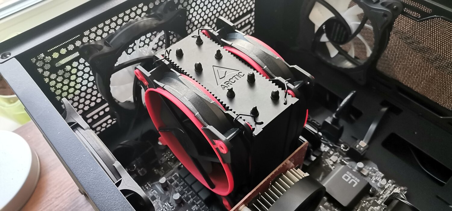 gtx 1070 процессор, видеокарта для компьютера, arctic cooling freezer 34 esports duo в корпусе, arctic freezer 34 esports duo amazon, пк с gtx 1060 6gb