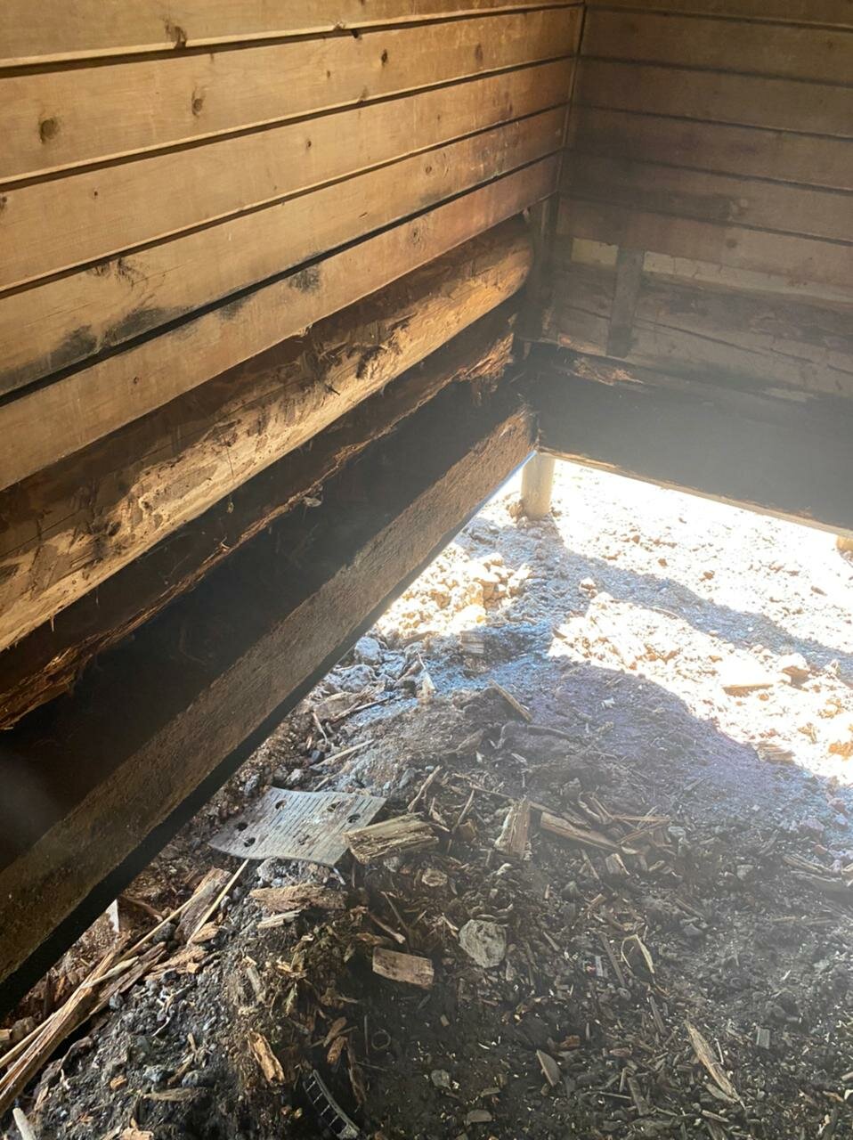 Замена гнилых полов