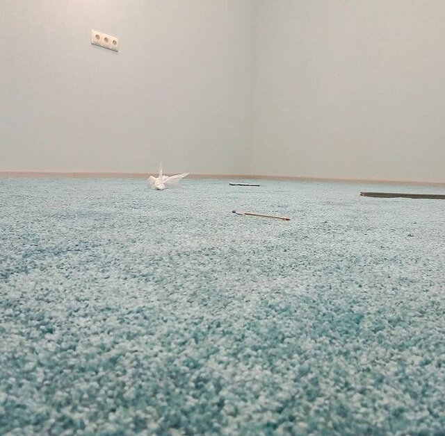 Настил ковровых покрытий