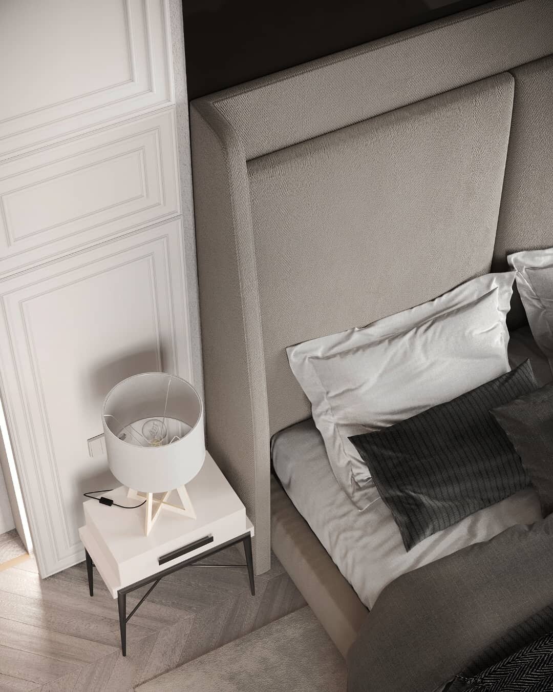 кровать b&b richard, интерьер, кровать вид сверху, дизайн интерьера, мебель
