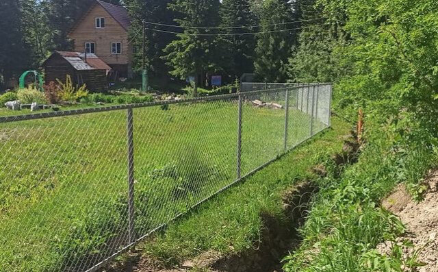 забор из сетки рабицы, забор из рабицы, забор сетка рабица, забор рабица, ограждения из сетки рабицы (секция 3300*2100)