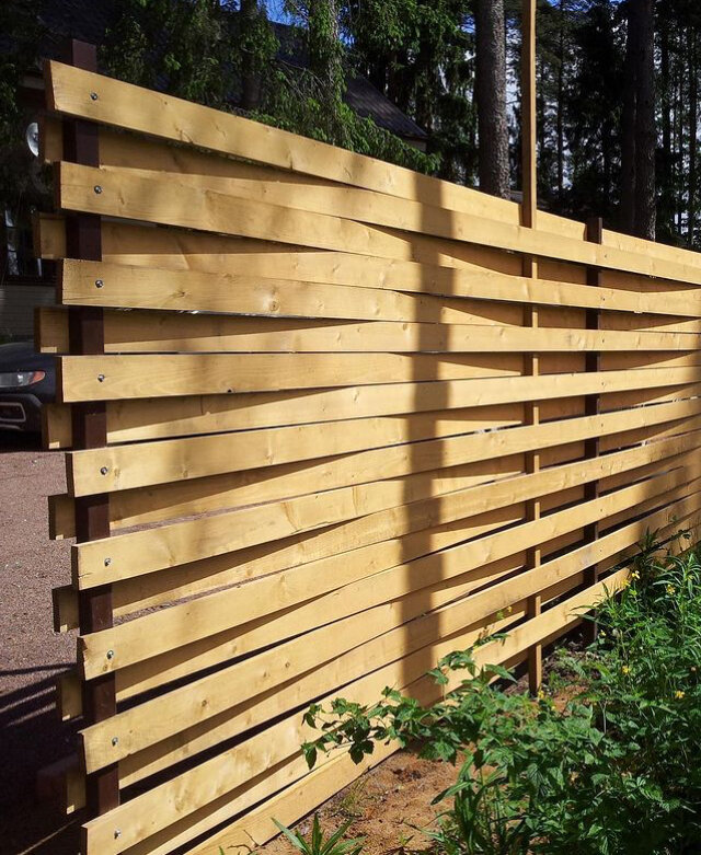 Строительство деревянного забора