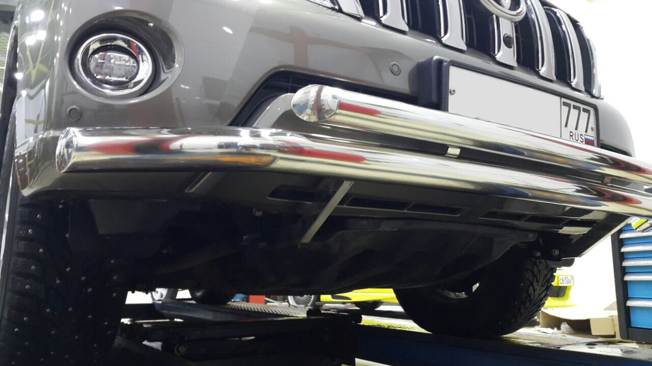 фаркоп toyota prado 150 2017, toyota land cruiser prado, toyota land cruiser, хромированный фаркоп на прадо 150, фаркоп toyota land cruiser 150 2017-xx 41239