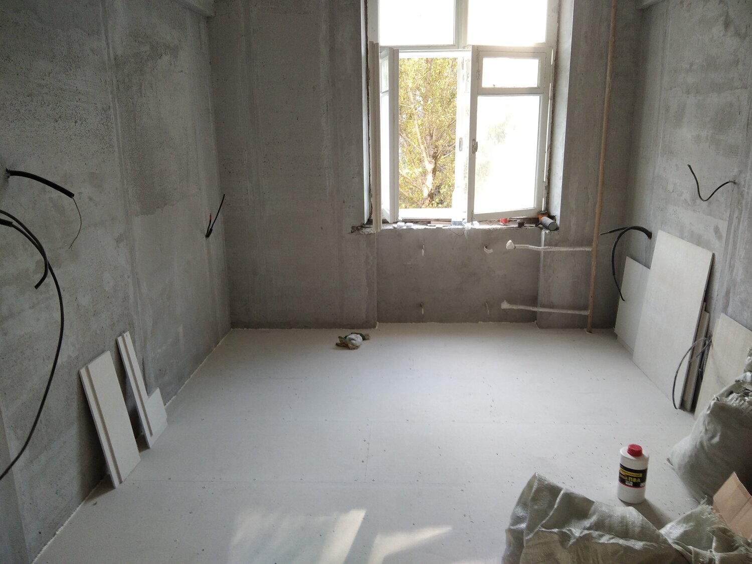 квартира, черновая и предчистовая отделка, черновая отделка жк томь, комната, черновая отделка до и после