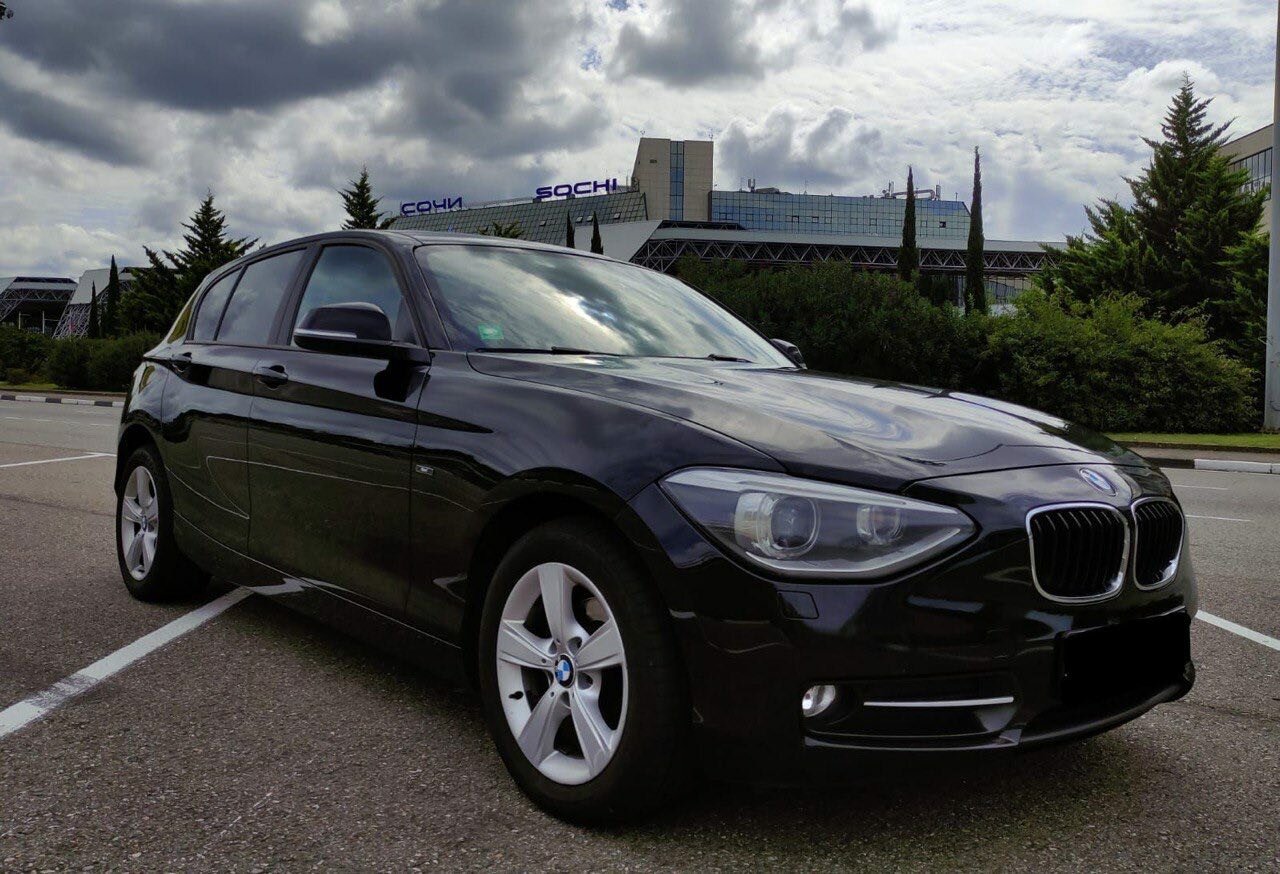 bmw 5, bmw 520 черный 2012 год, bmw 7, машина bmw, BMW 1er II (F20-F21)