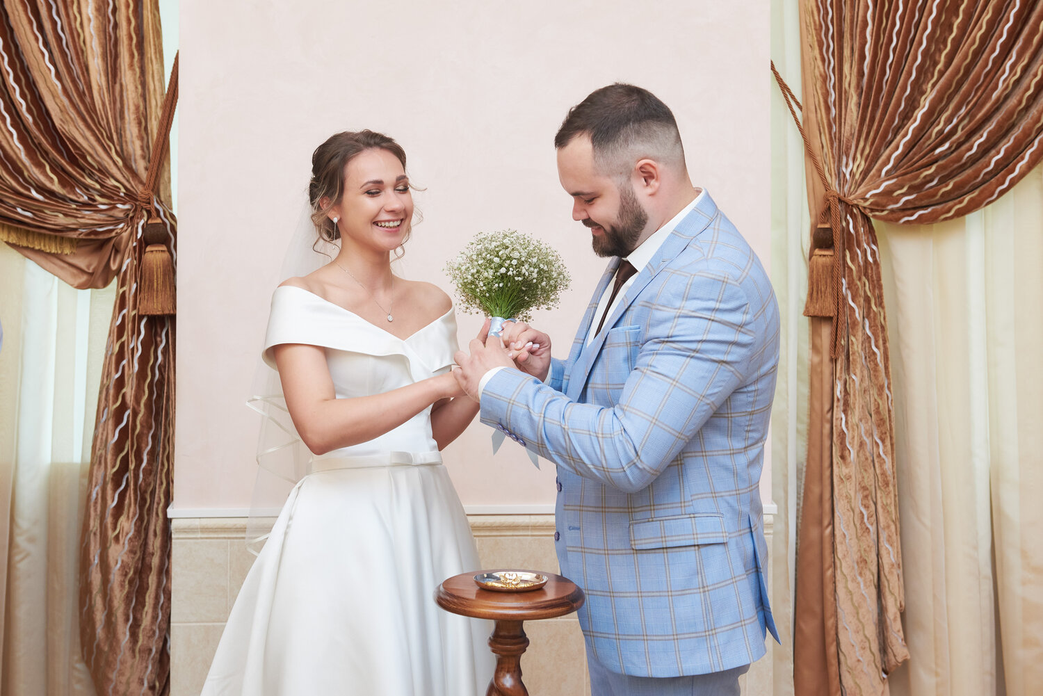 кутузовский загс торжественный зал, свадьбы, свадебная фотосессия, загс, кутузовский загс владимир