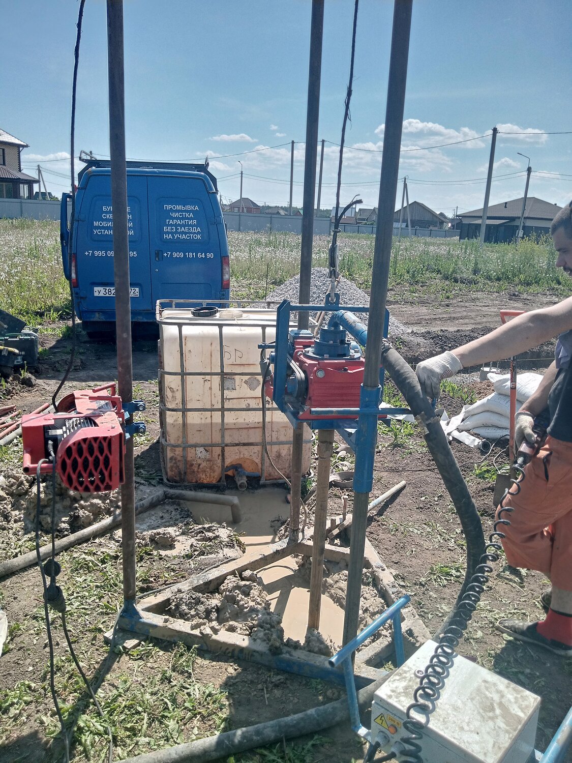 Бурение скважин на воду самодельной малогабаритной установкой - 91 фото