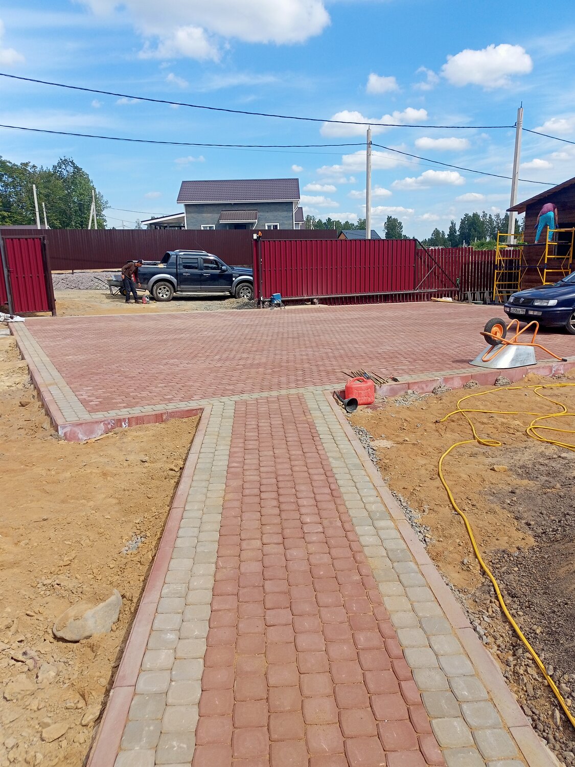 тротуарная плитка брусчатка, брусчатка перед домом, тротуарная плитка, мощение тротуарной плиткой, тротуарная плитка каир