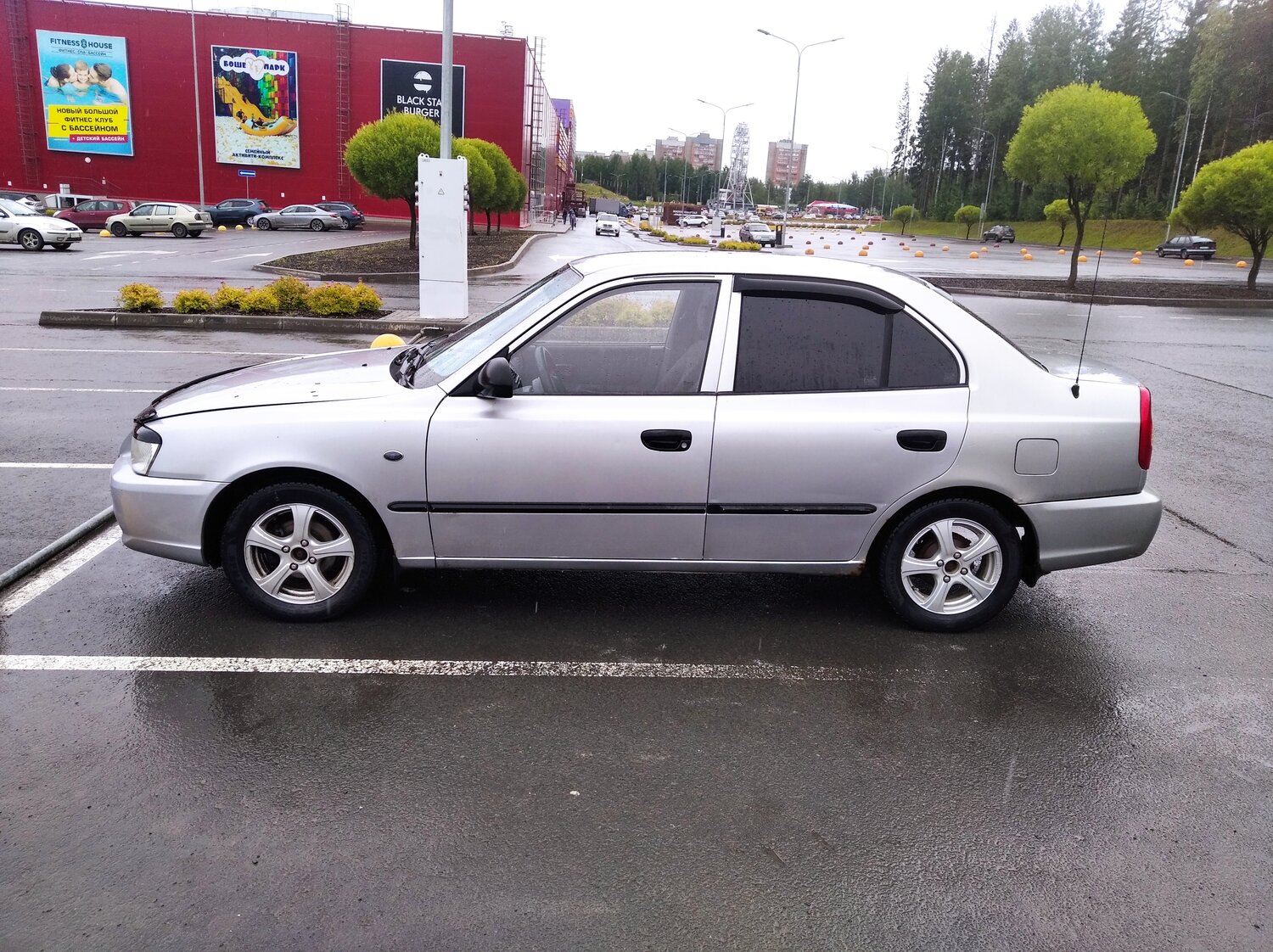 hyundai accent, hyundai accent тагаз, акцент, серебристый хендай, Hyundai Accent II (ТагАЗ)