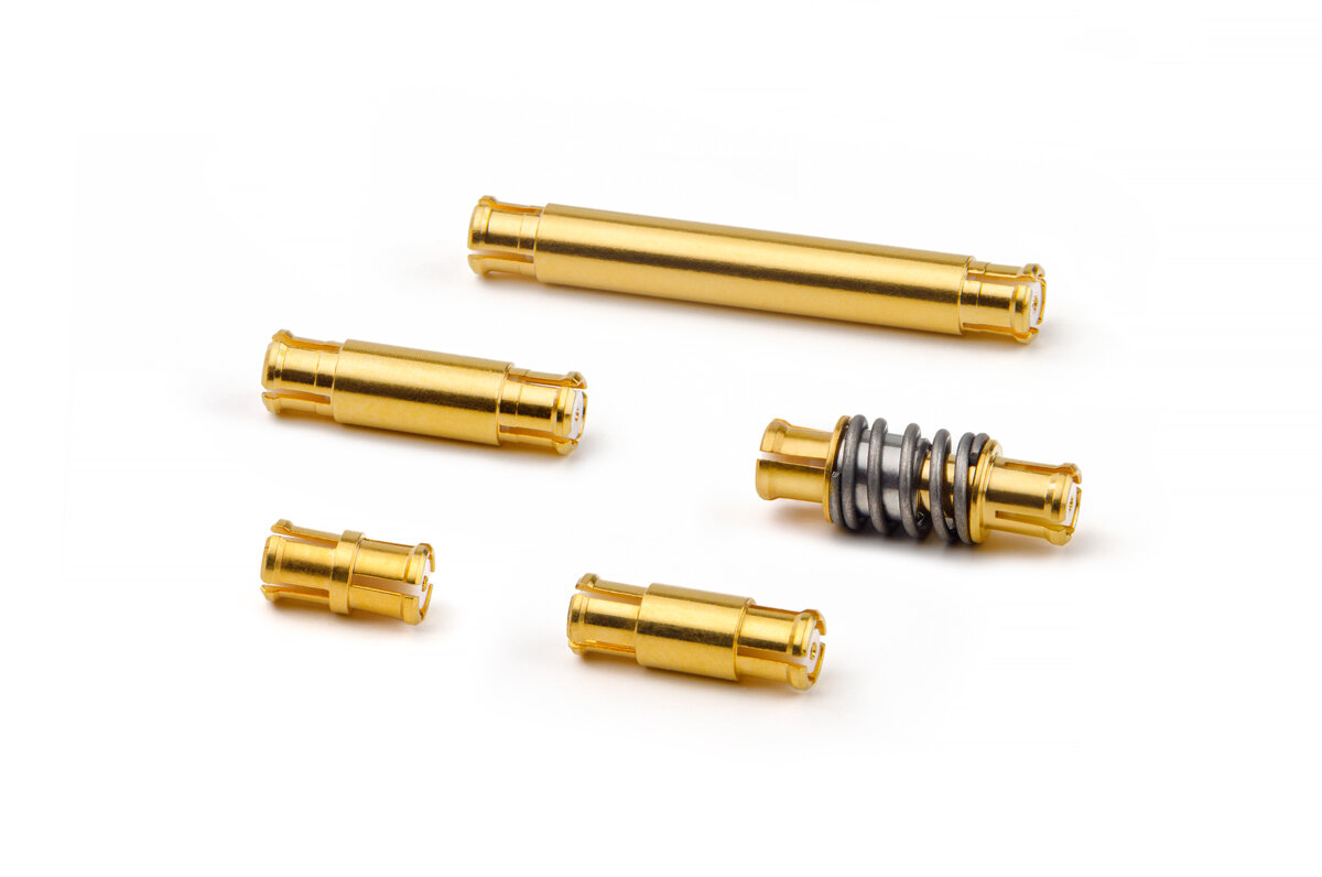 коннектор банан 4 мм мама, gold bullet connector, золотые разъемы 4мм, f-male gold plated connectors 2pcs, разъем банан папа мама