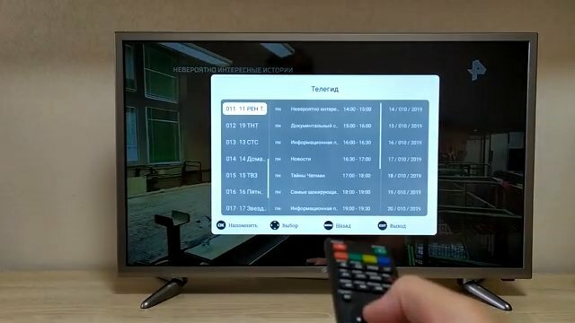 Кабельное телевидение настройка каналов