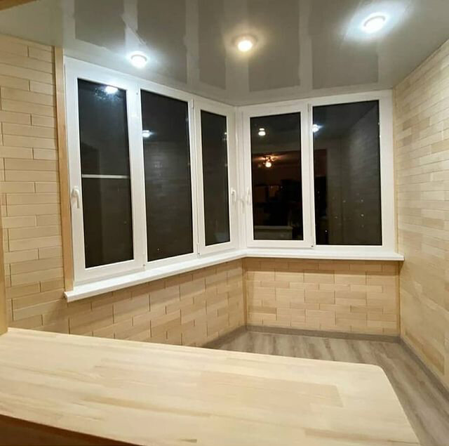 Отделка балконов и лоджий