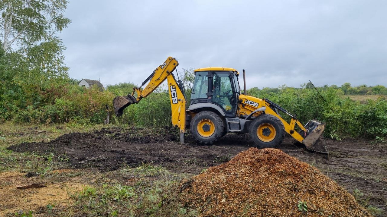 экскаватор-погрузчик jcb 3cx, мегалакс экскаватор погрузчик, экскаватор погрузчик, растение, экскаватор погрузчик jcb