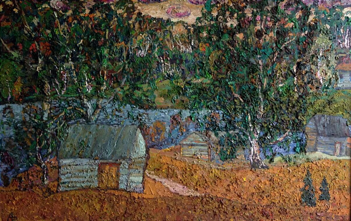 борис рыбинский художник, сербская деревня картина, пейзаж, картины леонардо викторович туржанский апрельское солнце в мурмане, василий парамонов (1923 - 2006)
