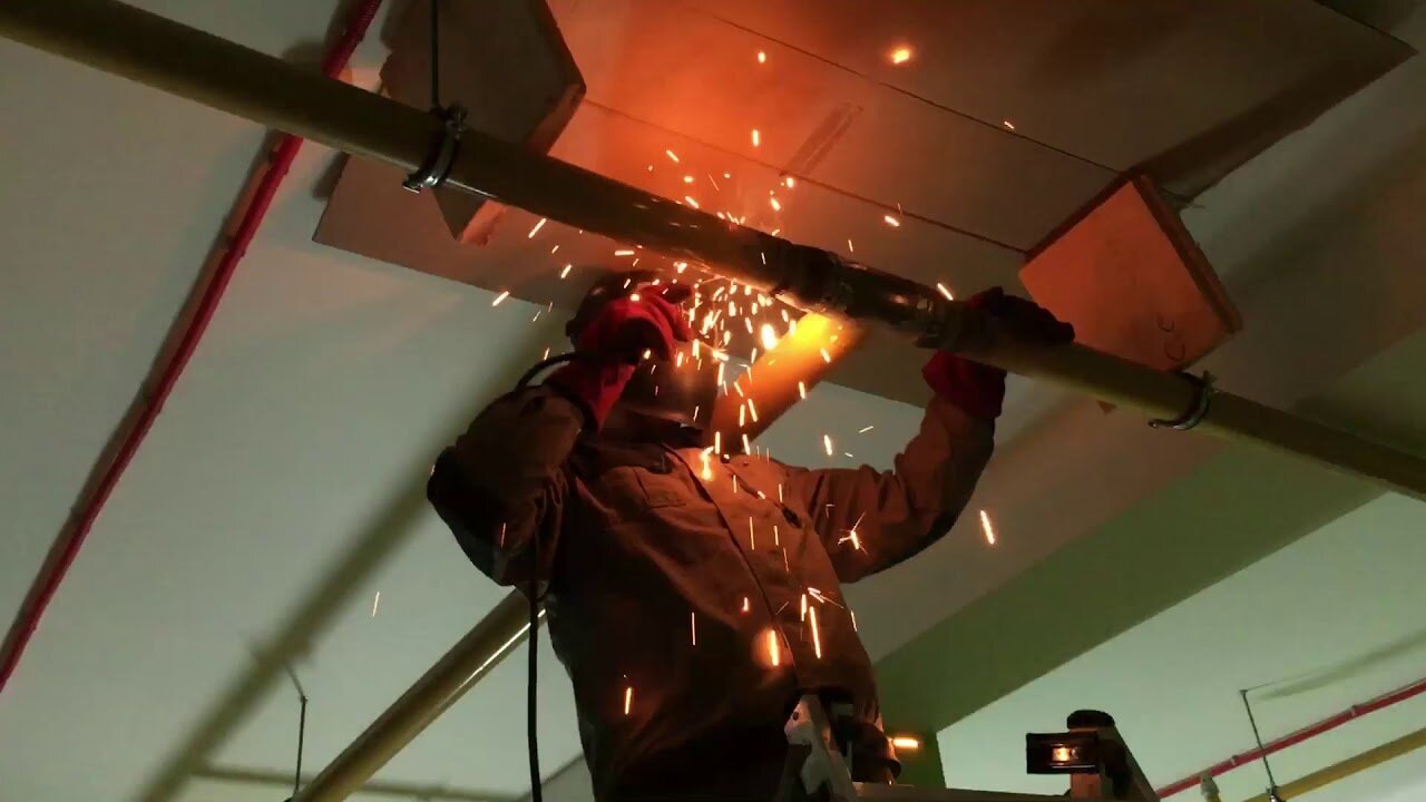 пожаротушение, сварщик монтажник, газовое пожаротушение, сварщик, сварщик на высоте