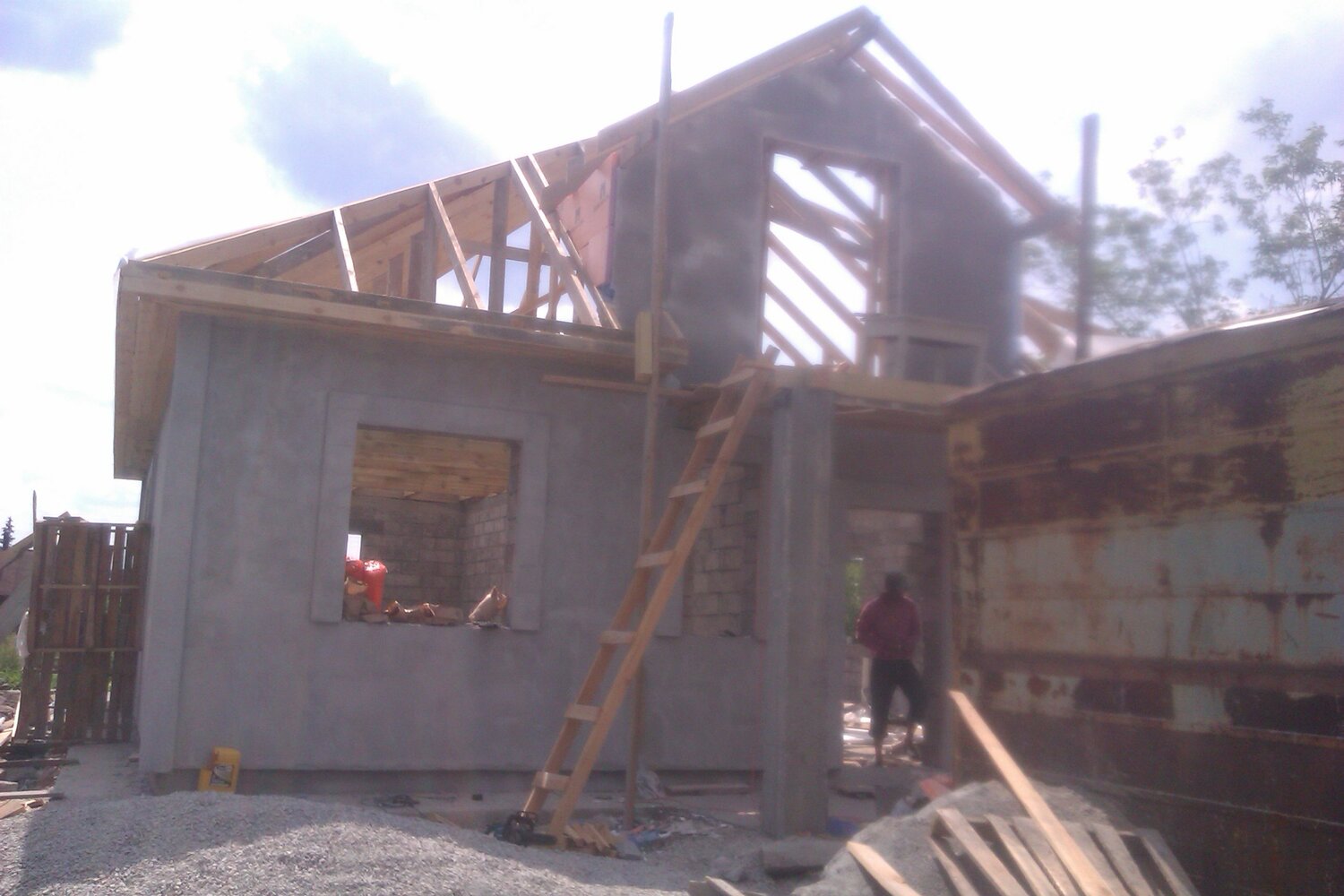 монолитный дом, строим дом, строительство домов, стройка дома