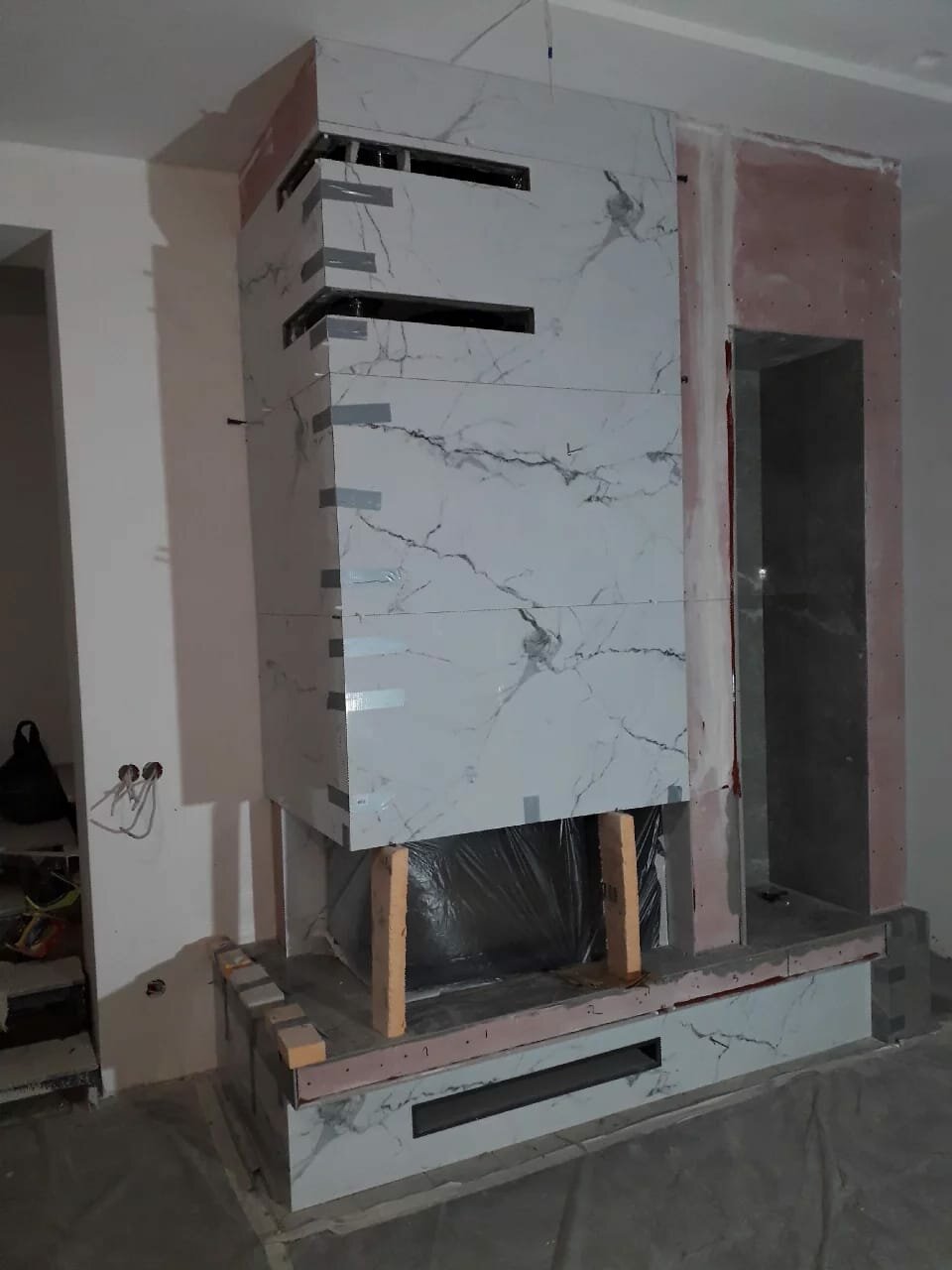 облицовка для камина, топка камина, облицовка каминной топки, камин облицовка, камин топка