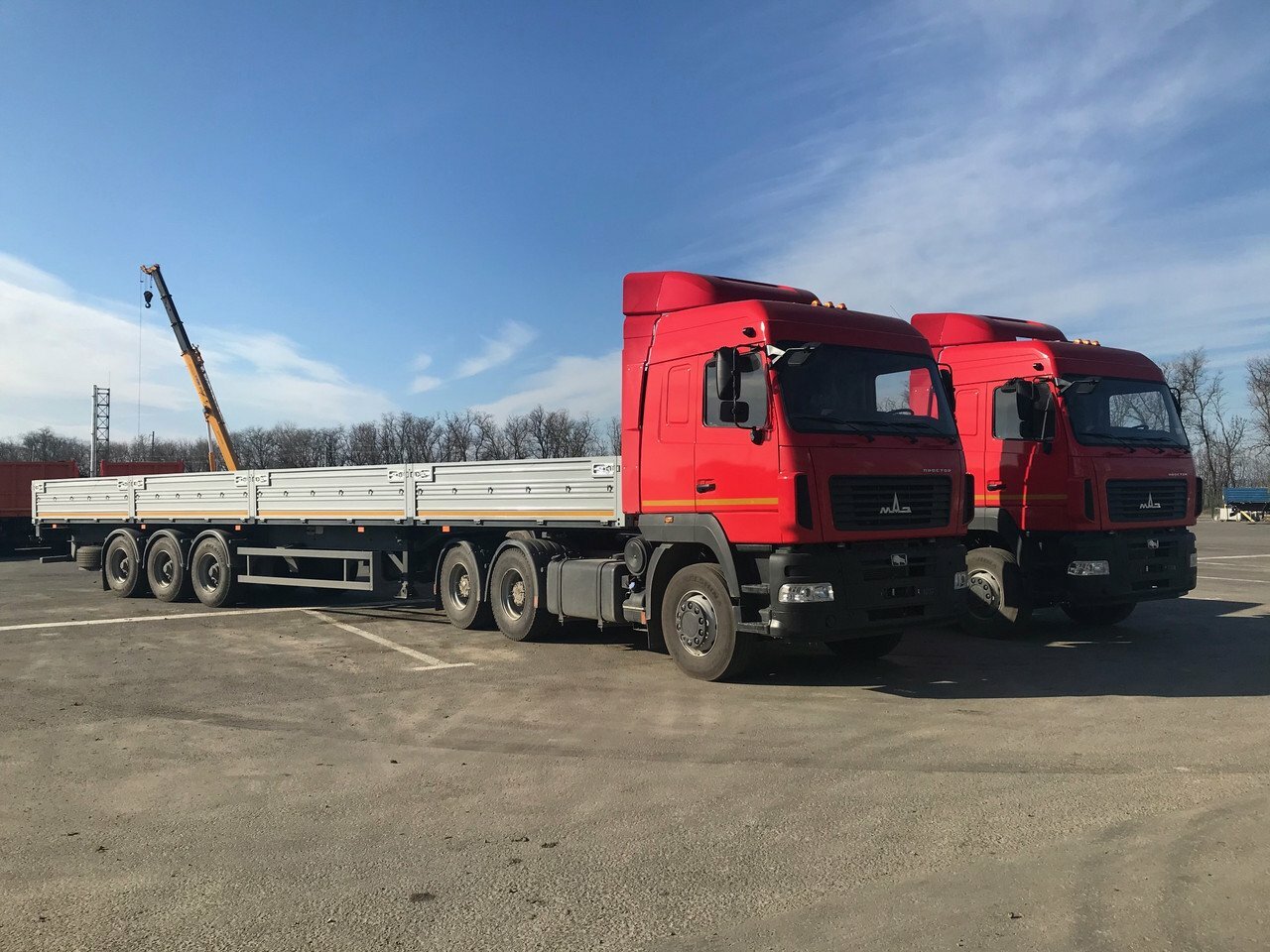 седельный тягач маз, маз с полуприцепом, тягач маз, тягач с полуприцепом, седельный тягач камаз
