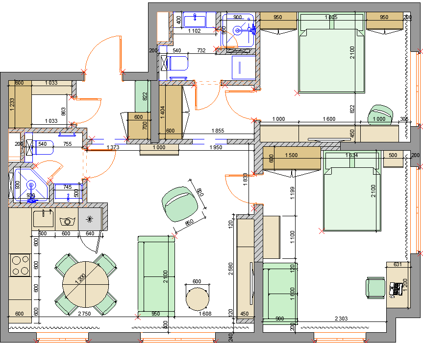 Апшеронске модульные дома планировка