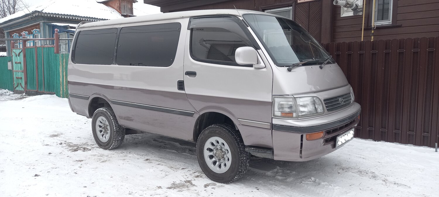 toyota hiace, toyota hiace h 100, тойота хайс 1987 дизель, тойота хайс 1995 дизель правый руль, Toyota HiAce