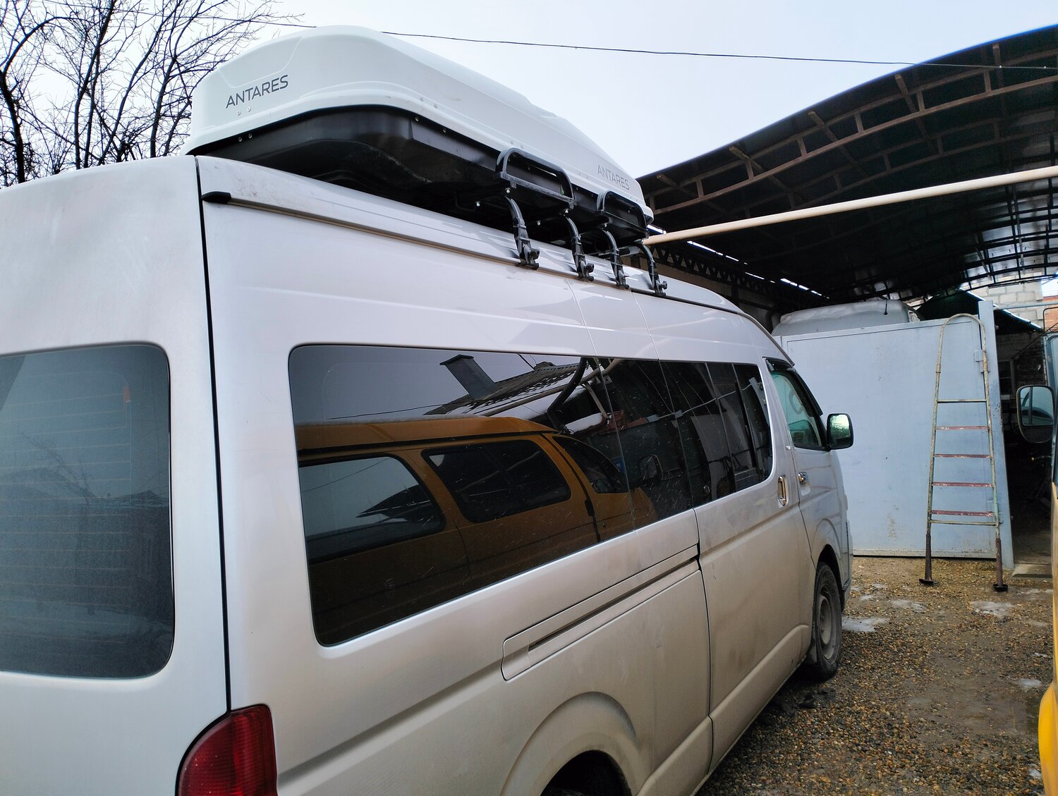 toyota hiace, рейлинги на тойота альфард, автобокс на крышу, автобокс, toyota hiace toyota hiace якутск