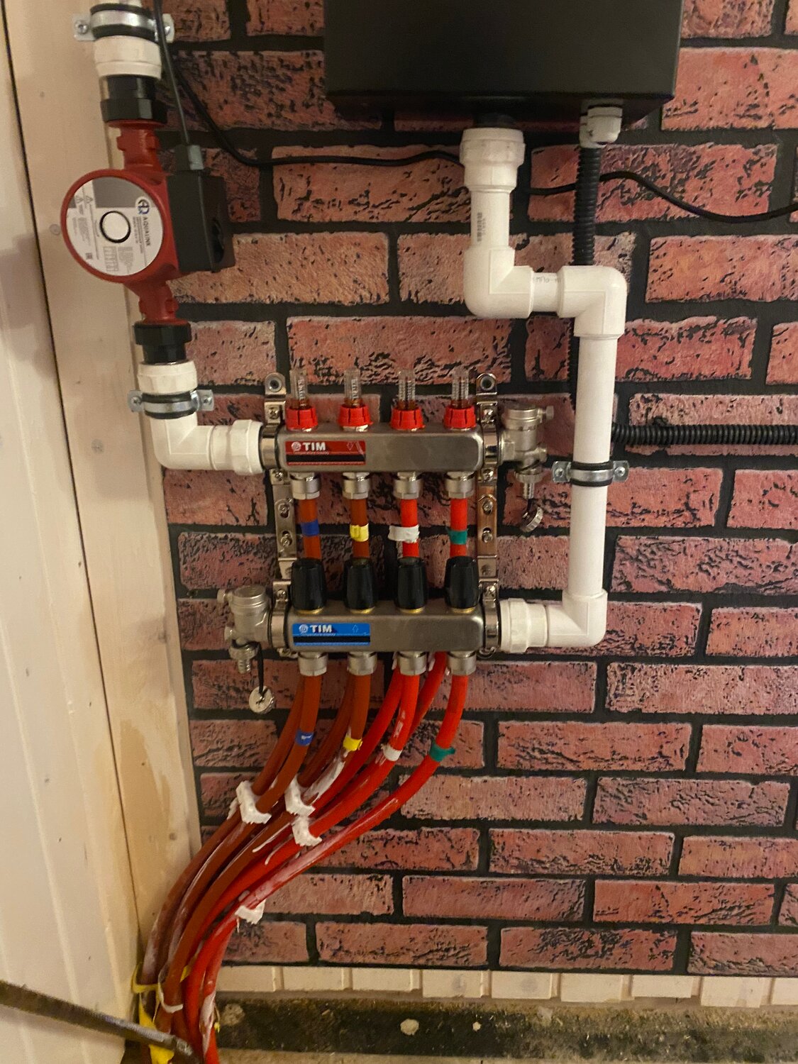 монтаж коллектора теплого пола, коллектор для теплого пола, коллектор теплый пол, монтаж отопления, системы отопления