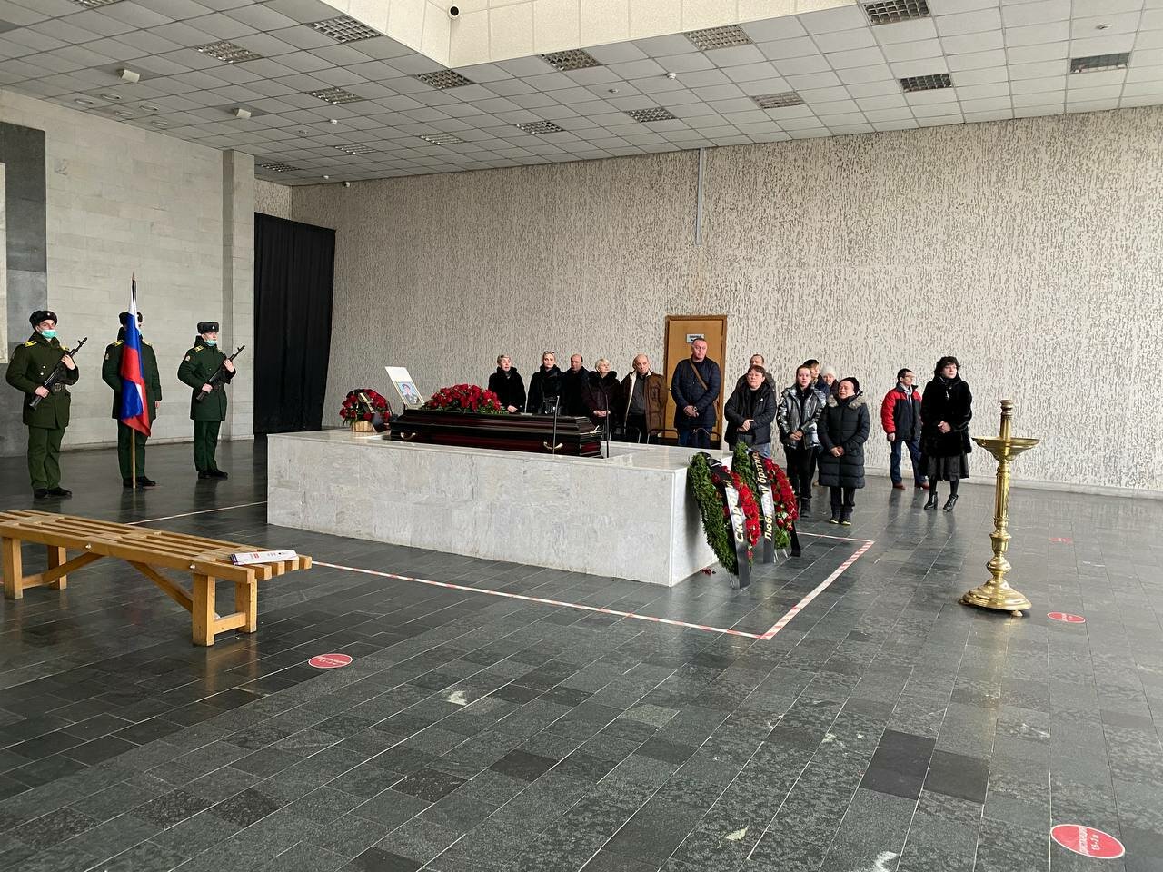 троекуровское кладбище зал прощаний, церемония прощания, похороны, прощание, могила абдуррахмана везирова